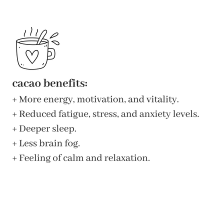 Circle Sister Benefits of Drinking Cacao Daily